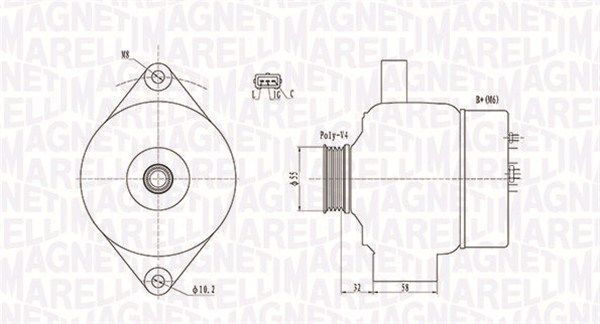 MAGNETI MARELLI Laturi 063731803010